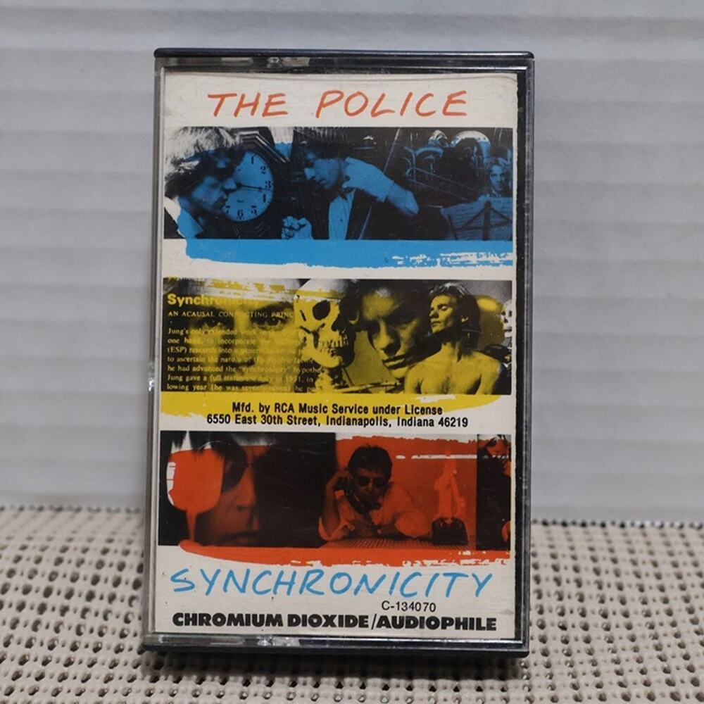 The Police Synchronicity Cassette 1983 A&M RCA Music Service Chromium Dioxide